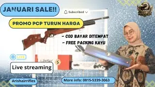 🔴ARISHAIRRIFLE LIVE STREAMING|| PROMO BIG SALE PCP SPEK BIGGAME‼️