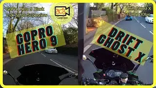 GoPro Hero 9 Black alongside Drift Ghost X action camera.