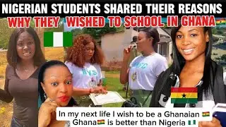 Nigerian students shared their reasons why they wished to study in Ghana and become a Ghanaian 🇬🇭🇳🇬