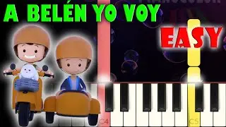 A Bel&eacute;n Yo Voy - Peque&ntilde;os H&eacute;roes | Piano F&Aacute;CIL | Cover | Tutorial | Karaoke