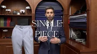 Gray pants single piece