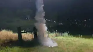 Silver Top 3 Stage Strobe Rocket 🚀 #midwestpyro #pyroaddicts #pyrotechnics #4thofjuly #bangers