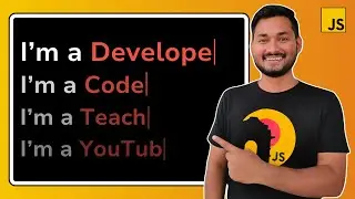 Auto-Typing Text Effect using JavaScript | Project for Beginners | JavaScript Projects