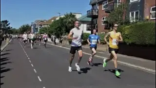 Bognor prom 10k run start 2022