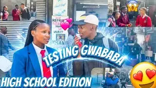 Testing Gwababa high school edition 😱😱😱 S1 EP 5 🔥🔥🔥 must watch 🤣🤣🤣niggas got no rizz💔