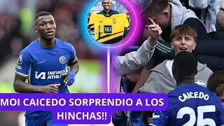 QUE HUMILDAD!! MOISES CAICEDO INVADIO LA TRIBUNA Y SE LLEVO APLAUSOS// LERMA EUROPA
