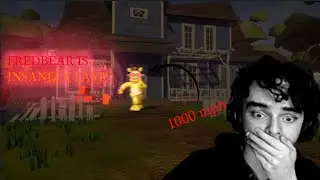 They Put Fast Fredbear in Hello Neighbor and He’s WAY Too Fast!...[Hello neighbour mod]