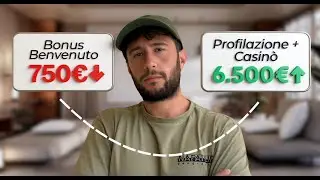 Profilazione + Bonus Casin&ograve; per far Esplodere i tuoi Guadagni Matematici col Matched Betting 🚀