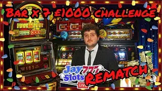 #electrocoin Bar X 7 &pound;1000 Rematch - Jay Triple 7 Live Series 5 Ep 17 Saturday show
