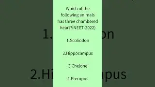 NEET PYQs | NEET PYQs Biology | Animal Kingdom