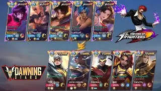 THE KING OF FIGHTERS SQUAD VS DAWNING STARS SQUAD WHO WILL WIN? 