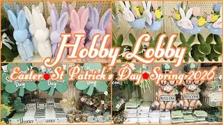 HOBBY LOBBY EASTER SPRING ST PATRICK'S DAY DECOR 2026 SEASONAL DECORATIONS SHOP WITH ME