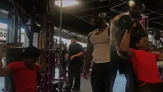 DOG PARK SHOULDER DAY| HE PULLED A MUSCLE & STILLED TRAINED HARD