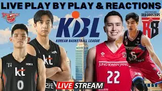 Suwon KT Sonicboom vs Anyang Red Boosters I KBL Live I Play By Play & Fan Reactions