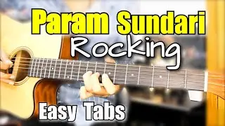 Param Sundari - Rocking Acoustic Guitar Tabs/leads - Free Backing Track -  Easy Lesson 4 beginners
