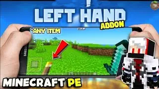 Left hand mod Latest version (Minecraft pe 1.21) | technical Saumya gaming 07