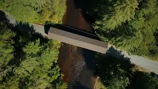 Aerial Footage Covered Bridges Vermont 4K Ultra HD #effect drone #hiphop #Vermont