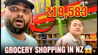 ₹19,583 GROCERY SHOPPING IN NEW ZEALAND 😱 | NZ COST OF LIVING 2026 | इतना महंगा खाना! 🇮🇳🇳🇿