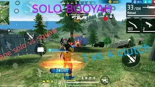 FREE FIRE SOLO vs SQUAD 😱 | 1v4 INSANE CLUTCH 🔥