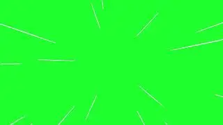 Speed Line Speed of Light Green Screen