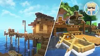 Minecraft Wooden Docks - Build Tutorial