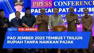 BUPATI JEMBER UMUMKAN PAD 2025 TEMBUS 1T