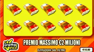 Gratta e Vinci di oggi &egrave; 50X da 10EURO Gratta il Grattino 