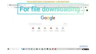 How To Add Citation Using Mendeley Software In Microsoft Word | FYP Class | Prof.Tayyab Nawaz