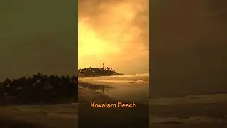 kovalam beach sunset😍 #viral #thiruvananthapuram #travel