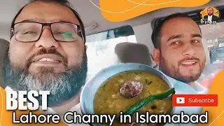 Best Lahore Channy in Islamabad | Desi Nashta Time | Food Vlogs with Rabbani | Viral Video