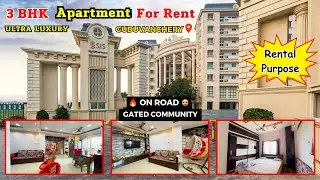 On Road - 3 BHK Apartment For Rent 💥😍 SIS QueensTown Apartment 😎 Ultra Luxury - Fully Furnished 🏡💯