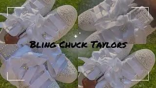 DIY Bling Shoes | Watch me Customize These Shoes