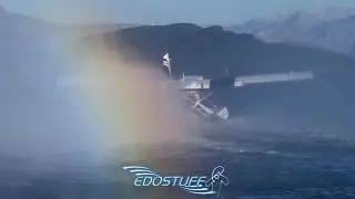 Rainbow Mist Takeoff - DHC-6-300 Twin Otter 9A-TOA - European Coastal Airlines
