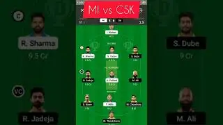 MI VS CSK dream11 prediction