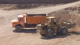 Digging Deep : Watch a Loader in Construction Project Tackle Extreme Excavation