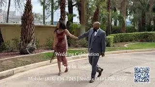 Romantic Walkway Moments | Wedding Day Bliss