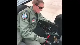 USAF Female F-16 pilot Capt Zoe Kotnik, New Viper Demo Team Member