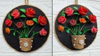 Foam Sheet Flower Decoration Ideas | How to make something with Foam | Waste Material