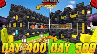 SURVIVING 100 DAYS FROM 400 TO 500 DAYS IN MINECRAFT HARDCORE SERIES #trending #video #youtube