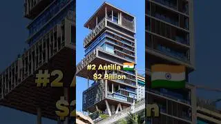 Top 10 most expensive houses in the world😯 #top10 #expensive #trendingshorts #youtubeshorts #explore