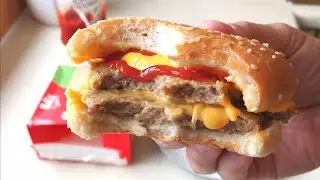 Двойной чизбургер от Ed's Easy Diner | Новинка | Исландия | Обзор еды