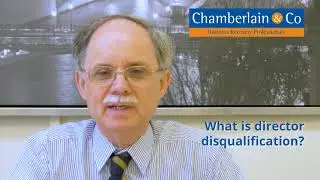 What is a director disqualification?