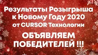 Результаты Новогоднего Розыгрыша 19 20 от CURSOR Технологии