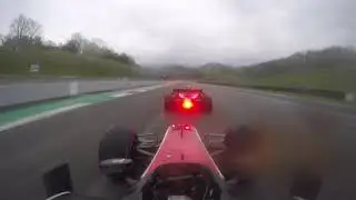 BOSS GP - Mugello 10 April 2021 Race 1 Crash - GP2 - onboard Simone Colombo