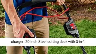 Snapper HD 48V MAX Cordless Electric Self Propelled 20 Inch Lawn Mower Kit with 1 5 0 Battery and 1