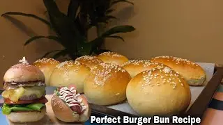 How to Make The Best Homemade Burger Buns || Hamburger Bun Recipe
