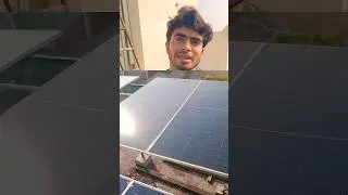 Solar panel cleaning in Multan #solar #solarpanel