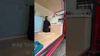Day 44 - 30 day van conversion challenge #diycamper #diyvanbuild #vanbuild #vanlife #campervan