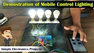 Demonstration of Mobile Control Lighting | Electrical Engineering Projects | YouTube_Short