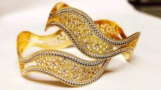 Cnc bangles design / latest fancy gold bangles design / cnc cutting bangles / #sunildesigner